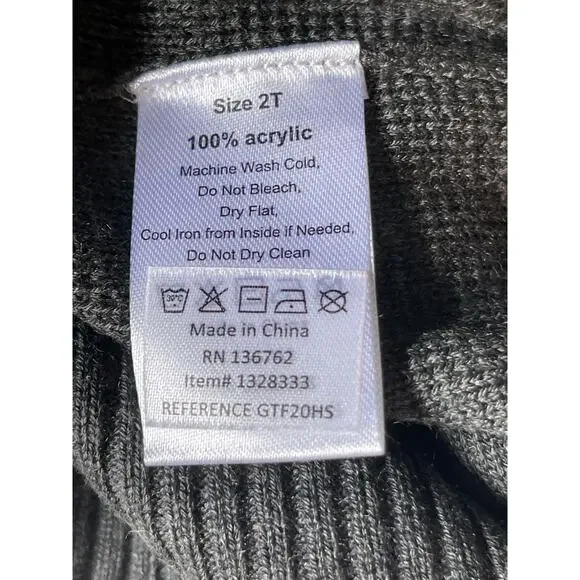 Andy & Evan Toddler Sweater Vest 2T Moose Logo - Picture 7 of 9